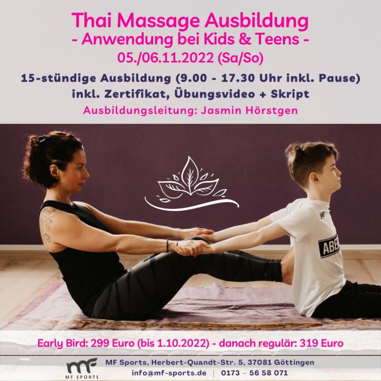 MF Sports - Thai Yoga Massage für Kids